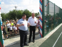 Спортивная площадка открыта в поселке Присадовый