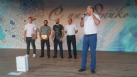 Игорь Андрющенко поздравил Бахтияра Оразгельдыева с победой
