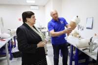 Валентина Муравьева познакомилась с работой трех протезно-ортопедических предприятий Ставрополя