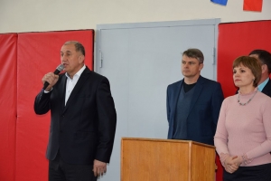 Игорь Андрющенко принял участие в открытии спортзала