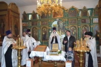 Встреча православных святынь в храме Святой Троицы села Донского