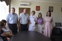 Игорь Андрющенко посетил Арзгирский муниципальный округ с рабочим визитом