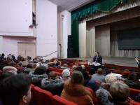 Глава Андроповского района Ставропольского края отчитывается перед жителями села Курсавка
