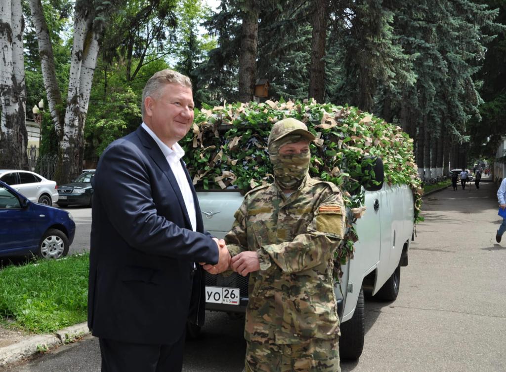 Мурашко передача УАЗ для нужнд СВО 1
