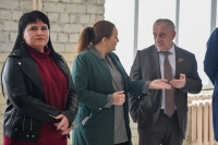 Александр Сидорков оценил ход работ по капремонту школы в поселке Рыздвяном