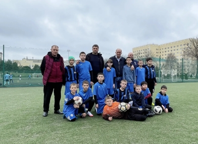 Игорь Андрющенко встретился с юными футболистами и их тренерами – участниками турнира памяти Героя России Владислава Духина