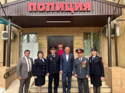 Игорь Андрющенко поздравил сотрудников отдела МВД России «Туркменский» с профессиональным праздником