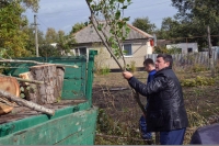 Во время проводимых личных встреч с гражданами Труновского района к Николаю Новопашину от имени жителей нескольких домов с. Донское обратилась пенсионерка Михайлова Наталья Сергеевна