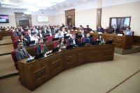 В Думе края члены Молодежного парламента обсудили итоги работы и прослушали лекцию, посвященную геополитике