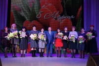 5 марта 2018 г., в городском Доме культуры г. Буденновска администрация и профсоюзная организация ООО «Ставролен» провели торжественное мероприятие с приглашением «Звезд московского мюзикла», посвященное Международному женскому Дню.