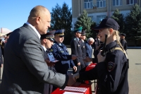 Первокурсники Ставропольского филиала университета МВД приняли Присягу сотрудника органов внутренних дел Российской Федерации