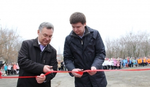 В городе Невинномысске Ставропольского края открыта новая спортивная площадка