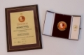 В.И. Трухачев награжден нагрудным знаком и дипломом Клуба Ректоров Европы