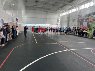 В ауле Сабан-Антуста Туркменского округа прошел турнир по футболу памяти участника СВО Ильдара Манкатаева