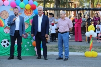 Виктор Надеин побывал на открытии парка в Китаевском