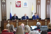 На площадке краевой Думы состоялось VIII заседание Совета контрольно-счетных органов Ставрополья