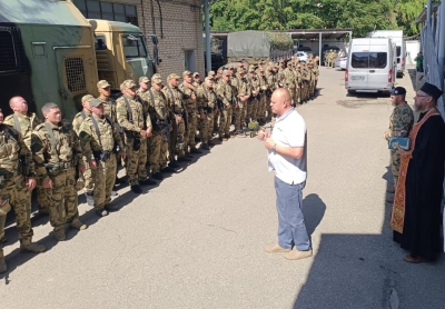 Сергей Шевелев пожелал бойцам ставропольского СОБРа успешного выполнения задач в зоне СВО