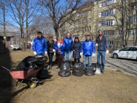 Аркадий Торосян принял участие в городском субботнике