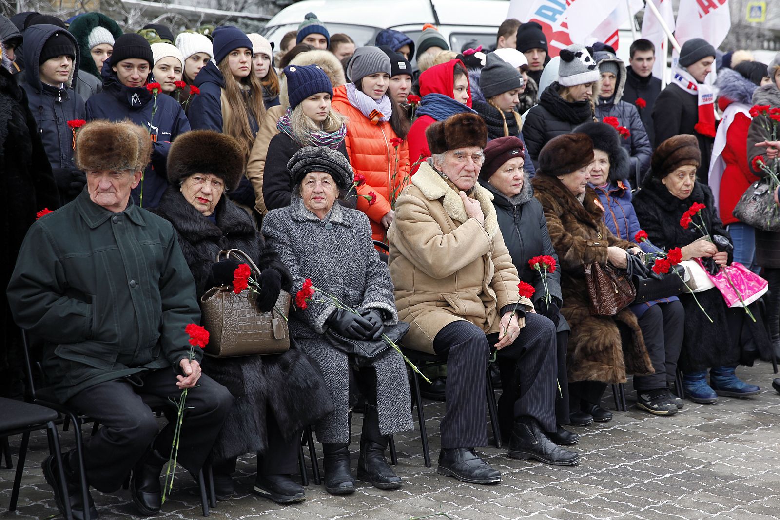 В Ставрополе прошел митинг, посвященный 74-й годовщине освобождения города от немецко-фашистских захватчиков