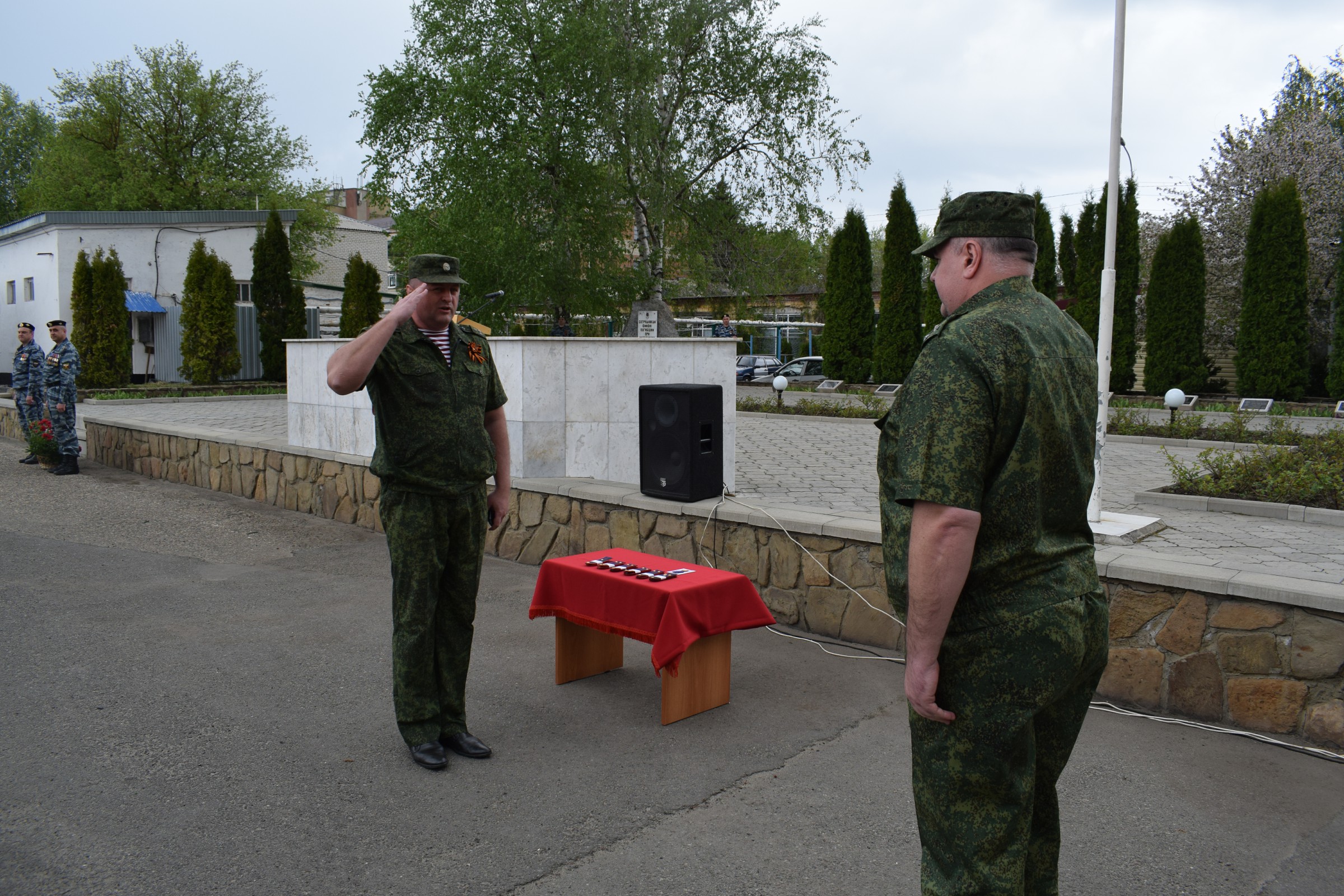 Росгвардия накануне дня Победы