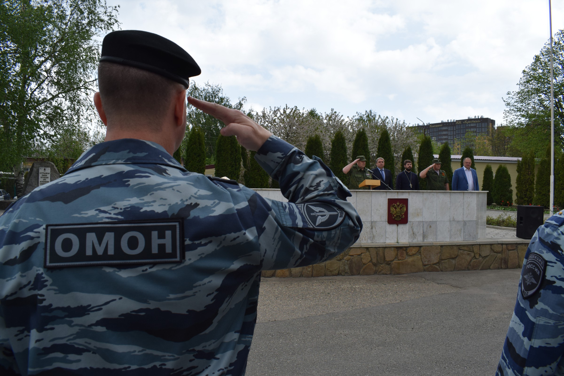 Росгвардия накануне дня Победы