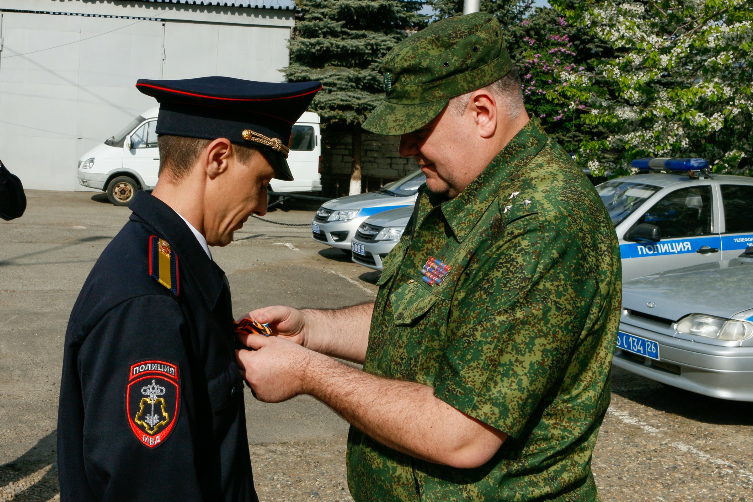 Росгвардия накануне дня Победы