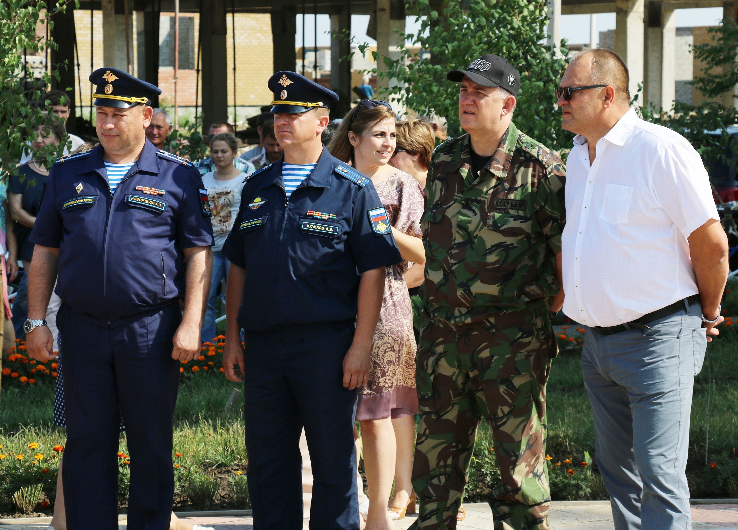 В Михайловске открыли памятник солдату-освободителю