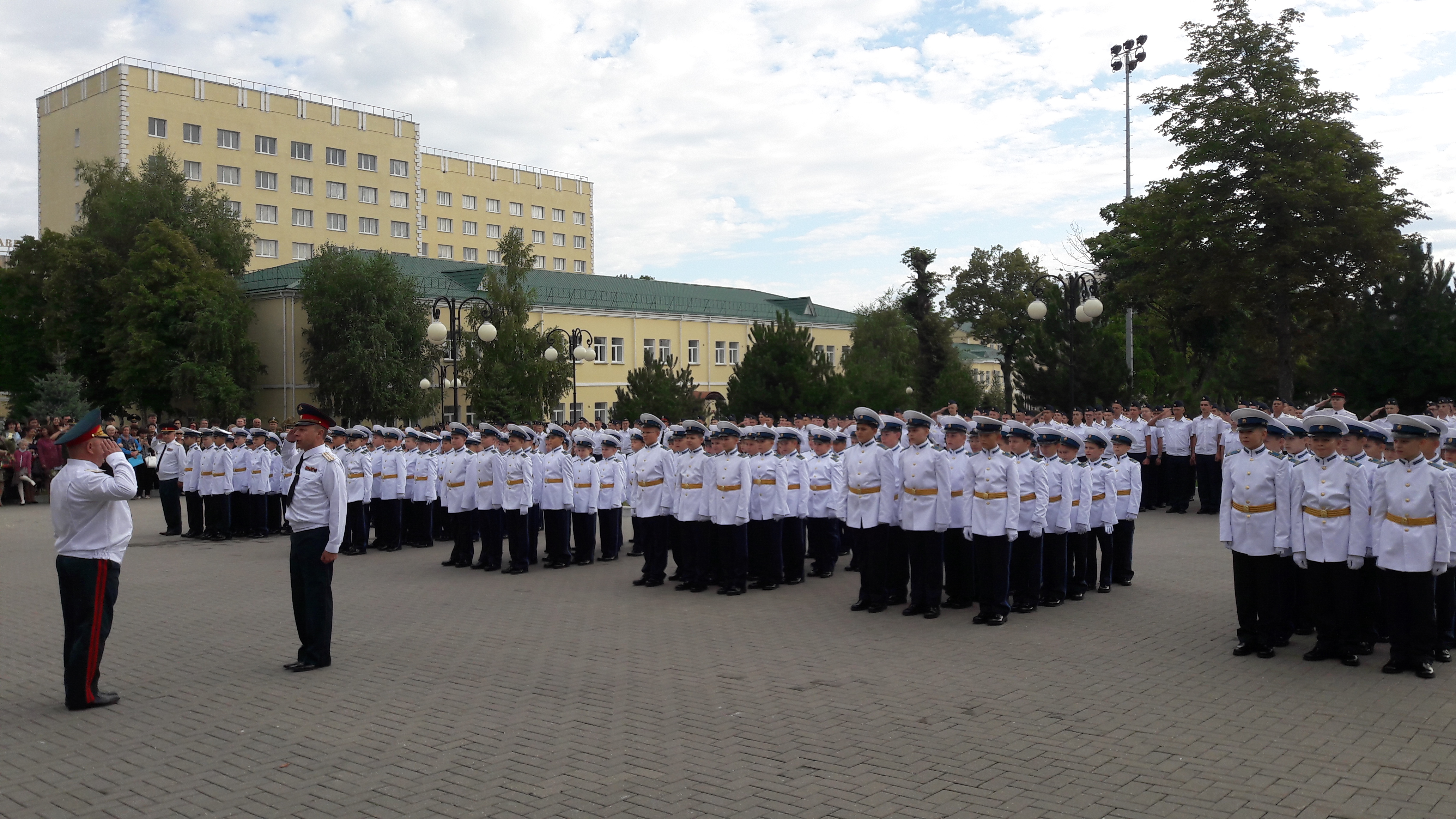 День знаний в кадетском училище