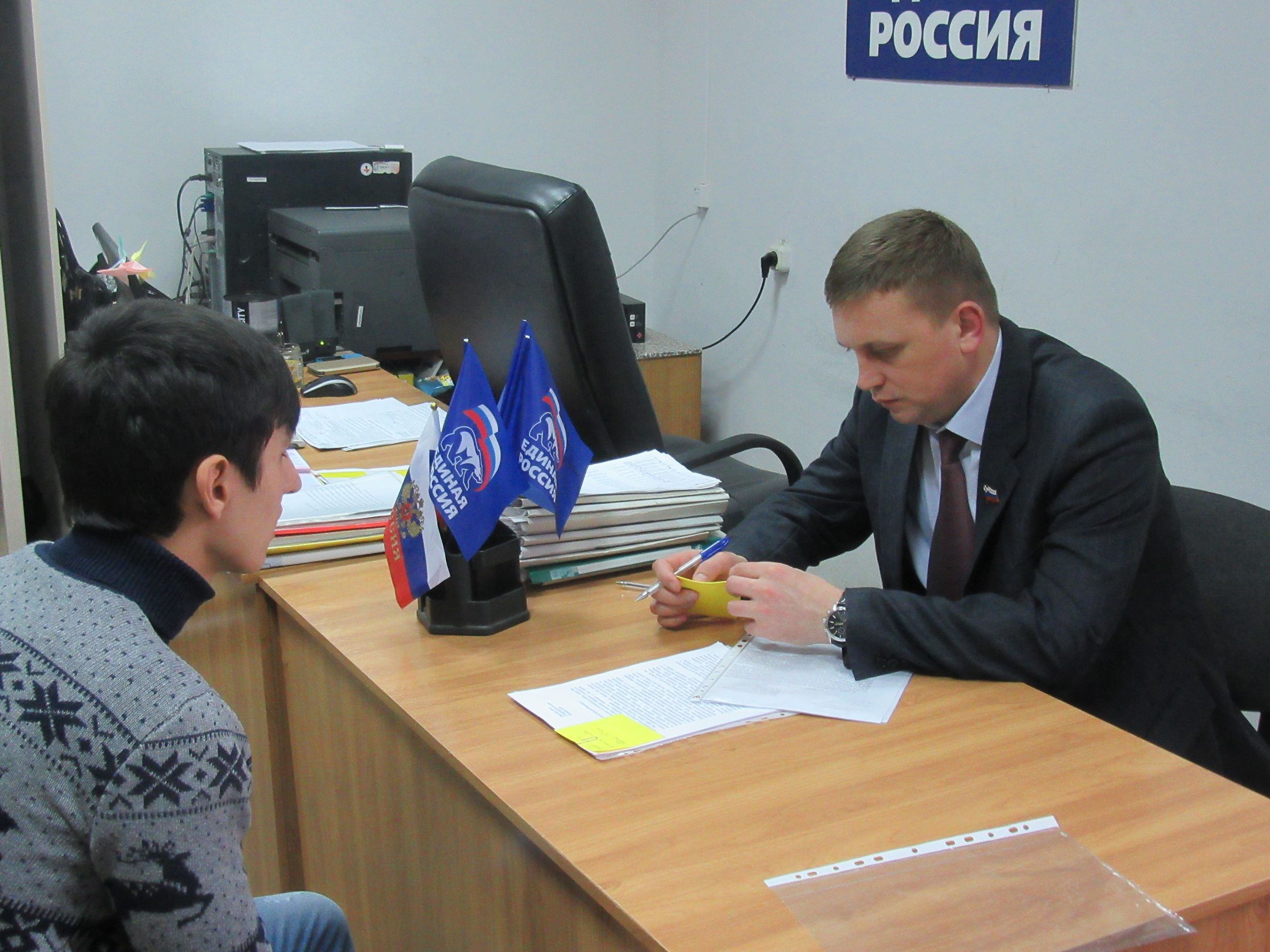 Депутат Думы СК Д.И. Шуваев посетил Степновский муниципальный район с рабочим визитом