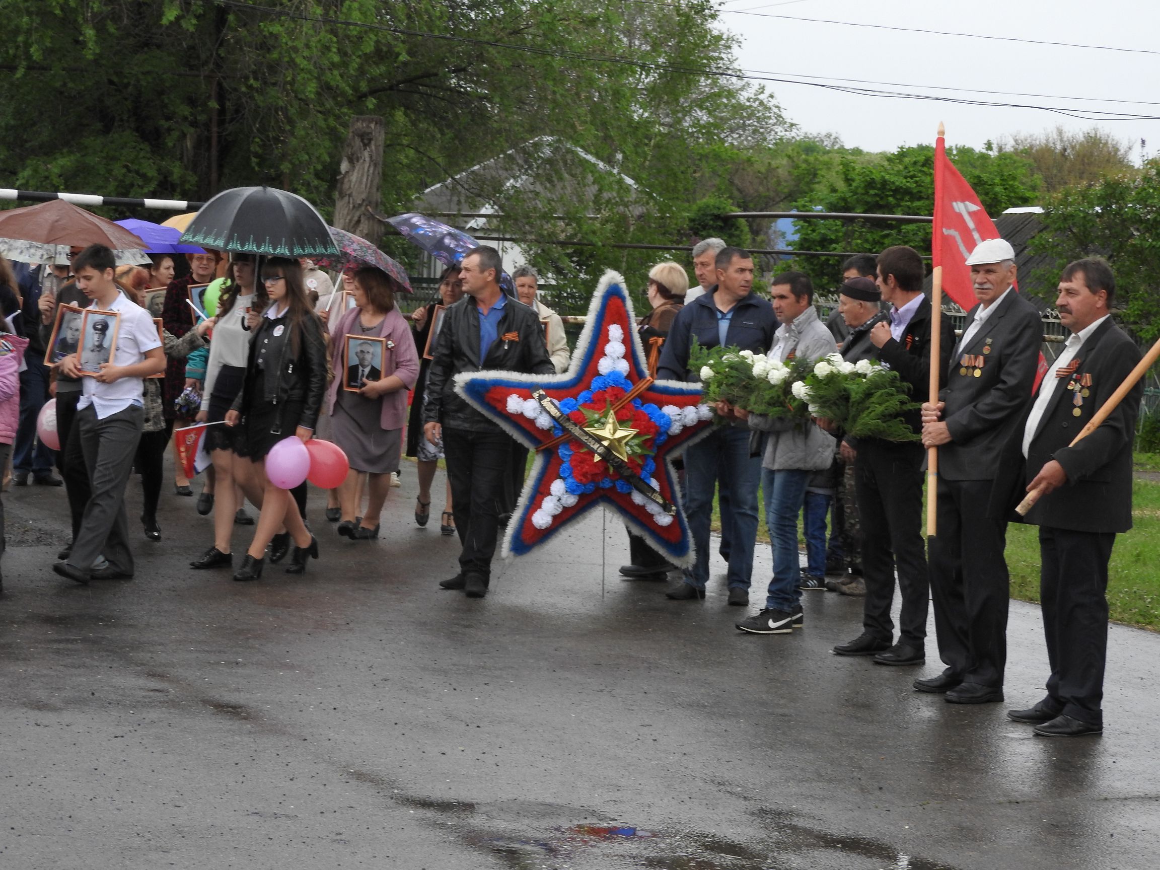 Митинг, посвященный 73-й годовщине Победы в Великой Отечественной войне и открытию обновленной аллеи Славы
