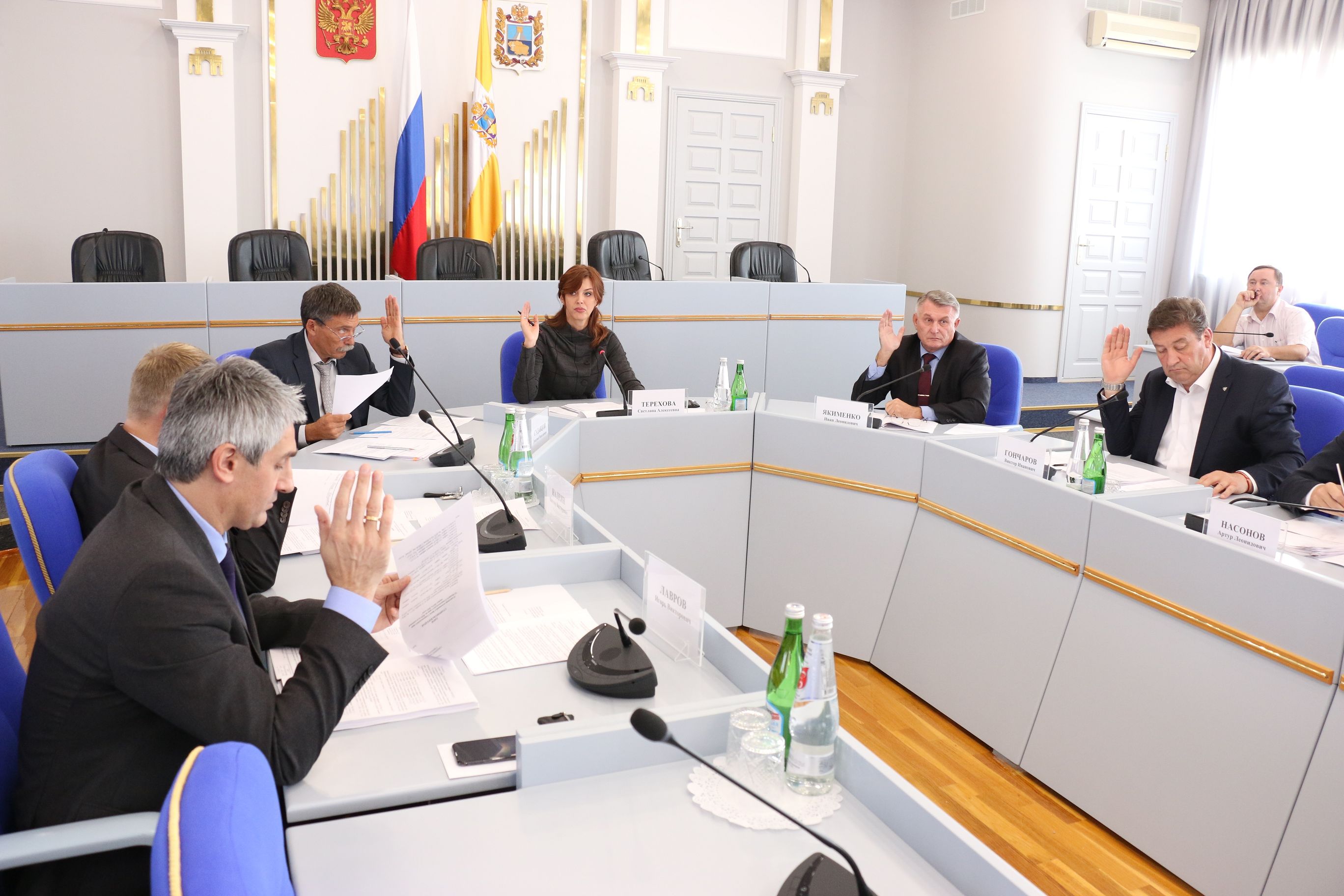 Подготовка к заседанию Думы