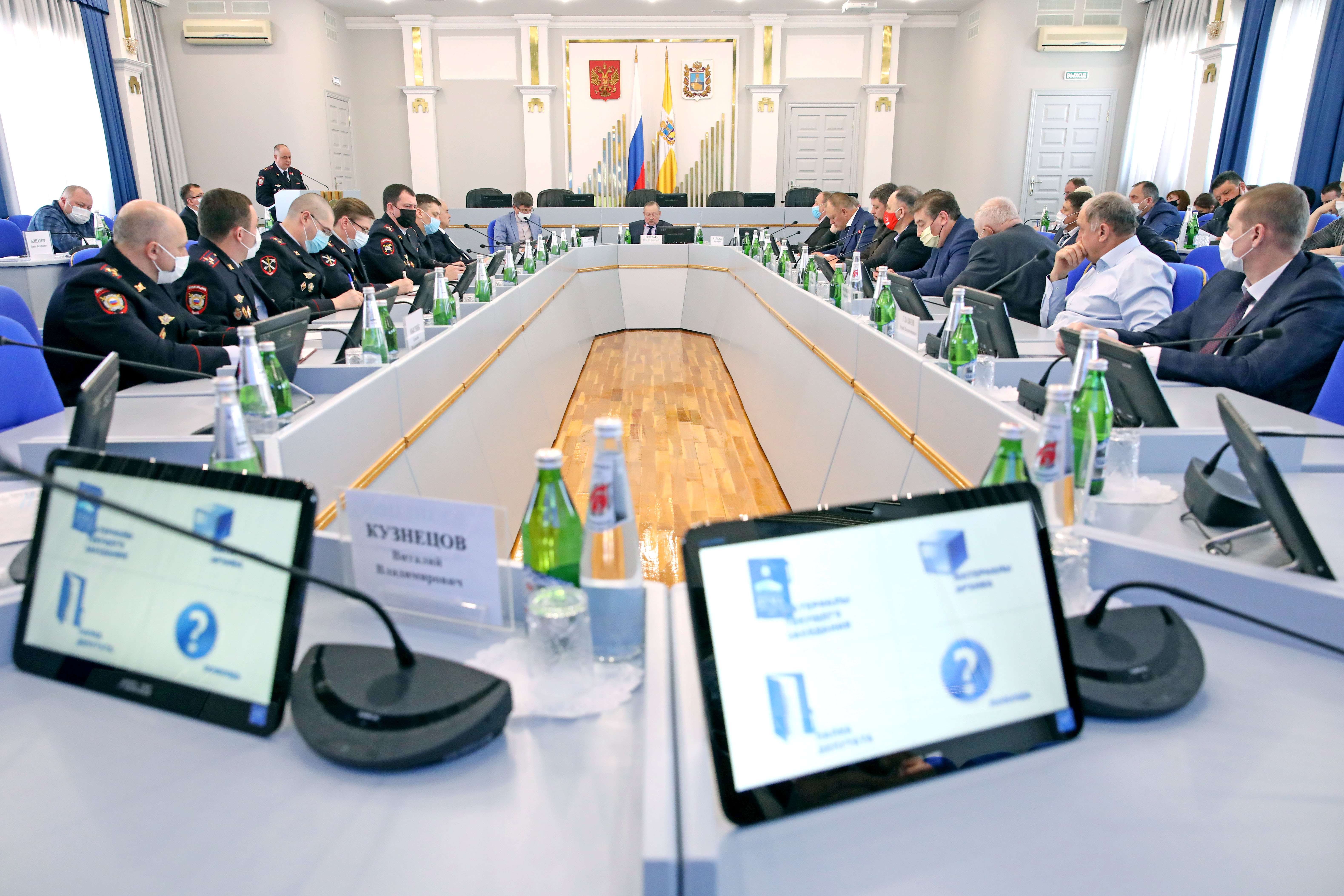 Отчет о результатах деятельности полиции в 2020 году представлен депутатам Думы края