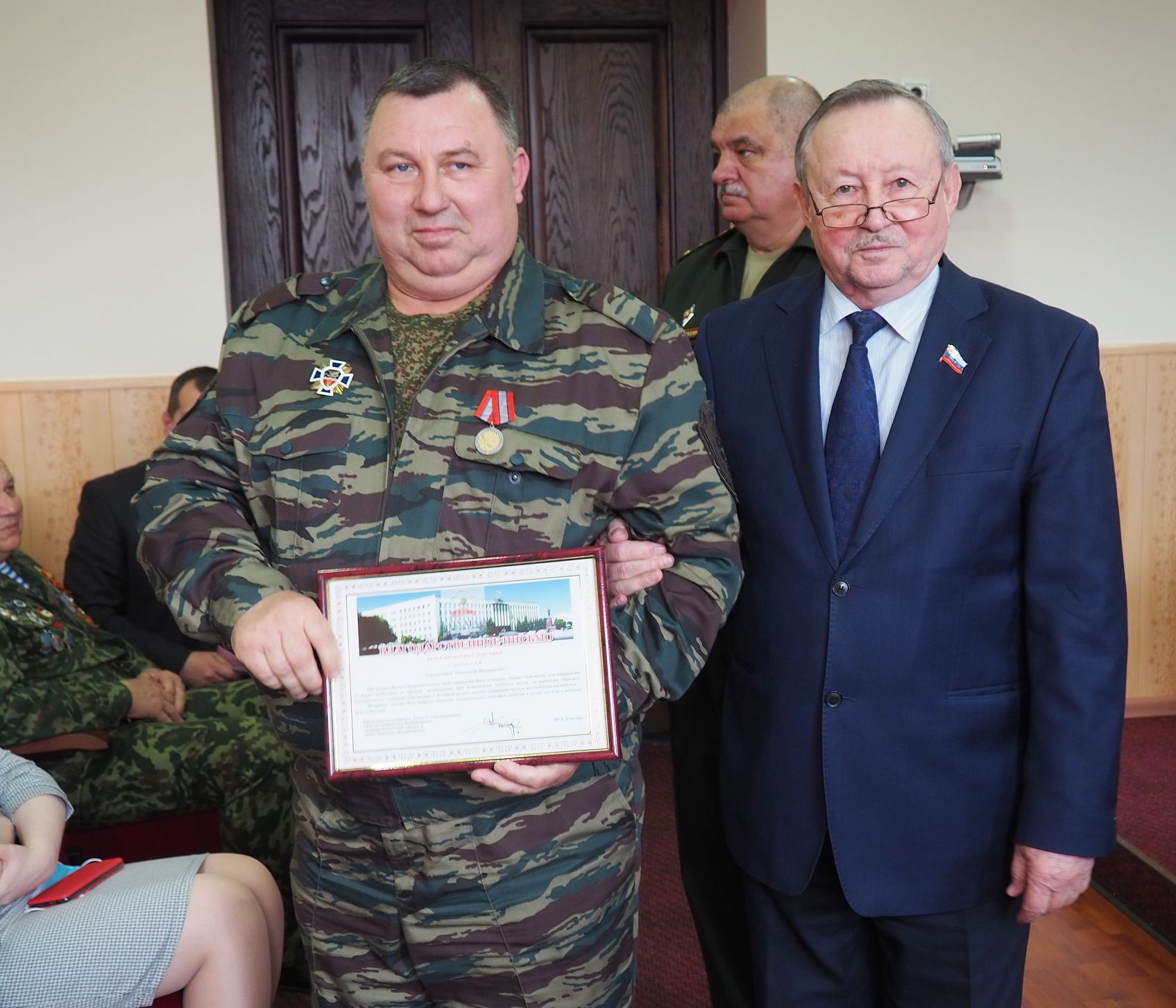 С инициативой об изменении федерального закона «О ветеранах» обратились в Думу Ставрополья ветераны боевых действий