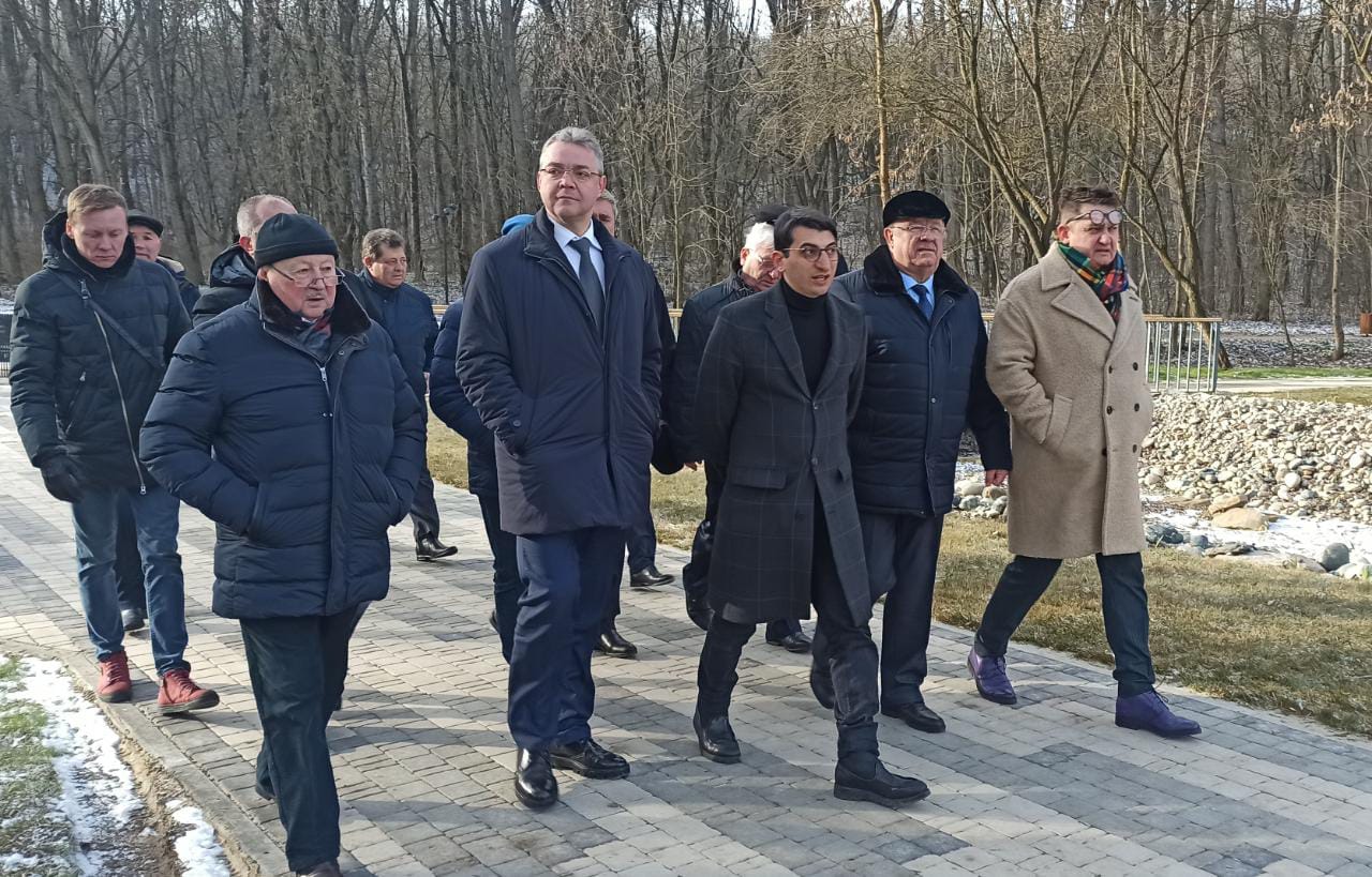 В Новопавловcке открыта новая парковая территория на побережье реки Кура