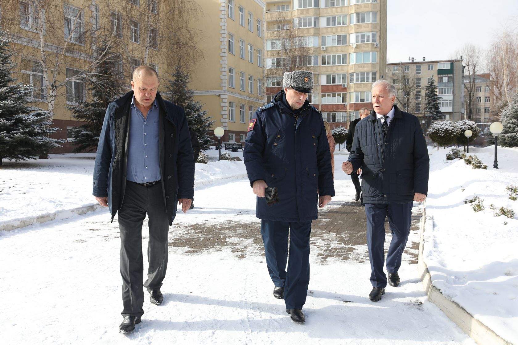Николай Великдань посетил Ставропольское президентское кадетское училище