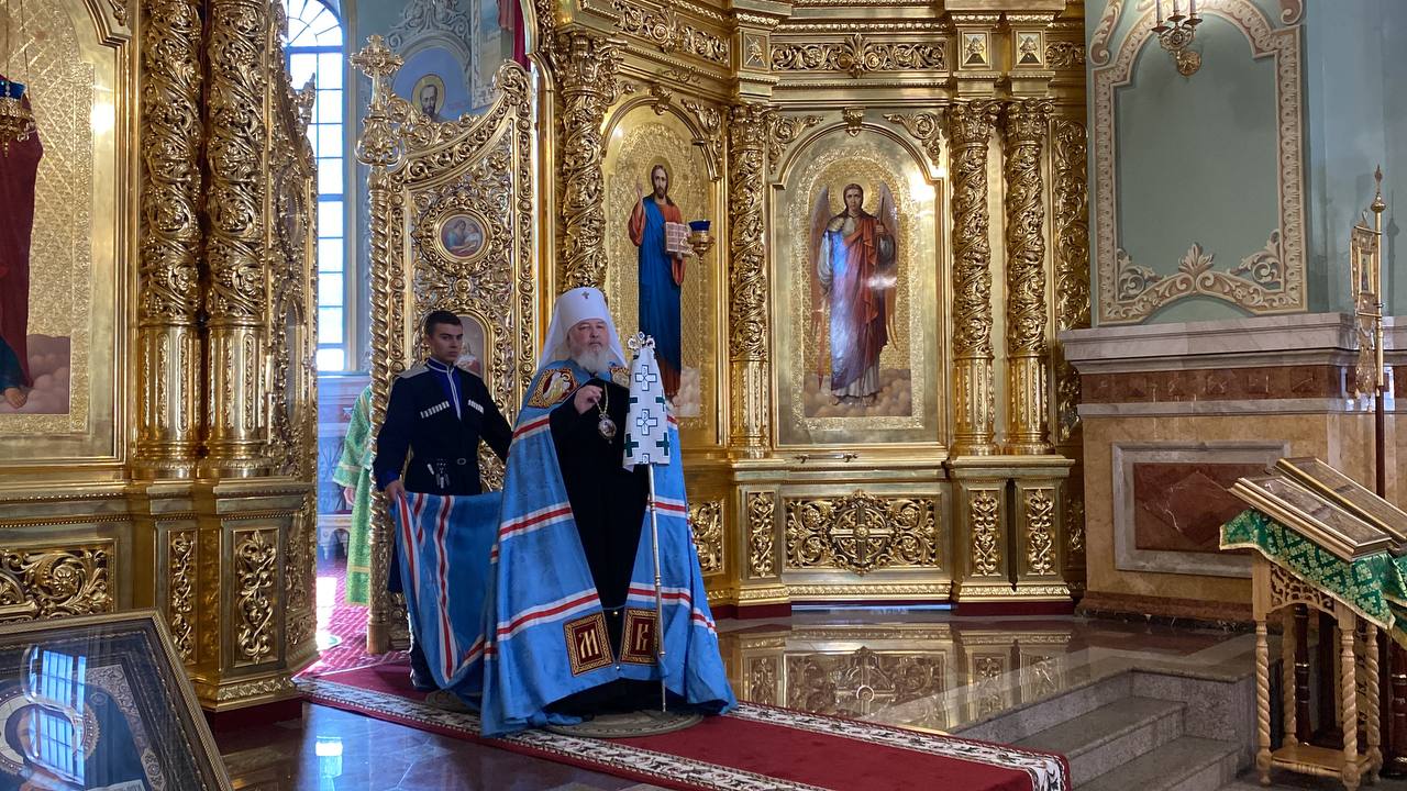 Ольга Дроздова приняла участие в Божественной литургии по случаю встречи ковчега с мощами преподобного Сергия Радонежского