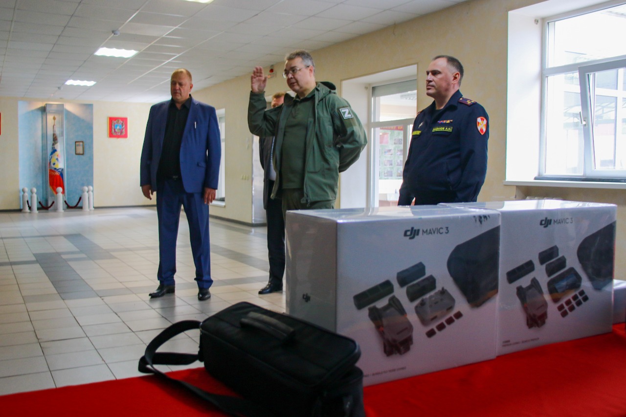 Ставропольские росгвардейцы получили оборудование для работы в зоне военной спецоперации