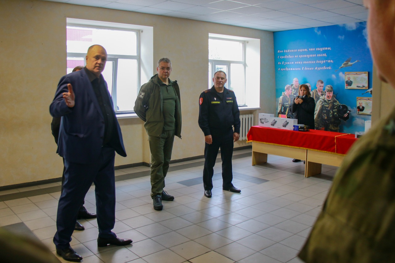 Ставропольские росгвардейцы получили оборудование для работы в зоне военной спецоперации