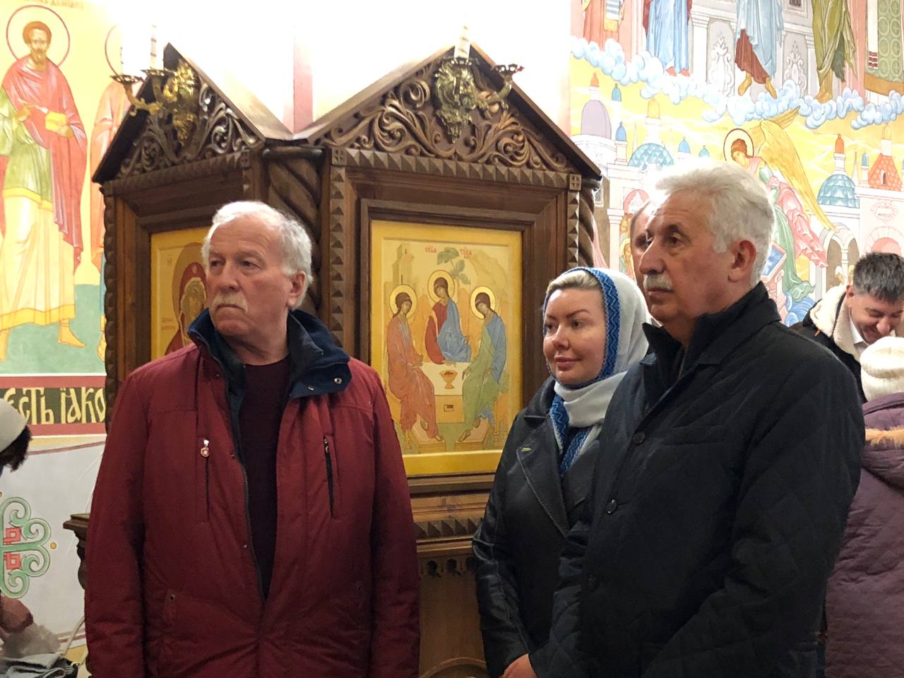 Николай Великдань доставил частицу Благодатного огня в храм Апанасенковского округа