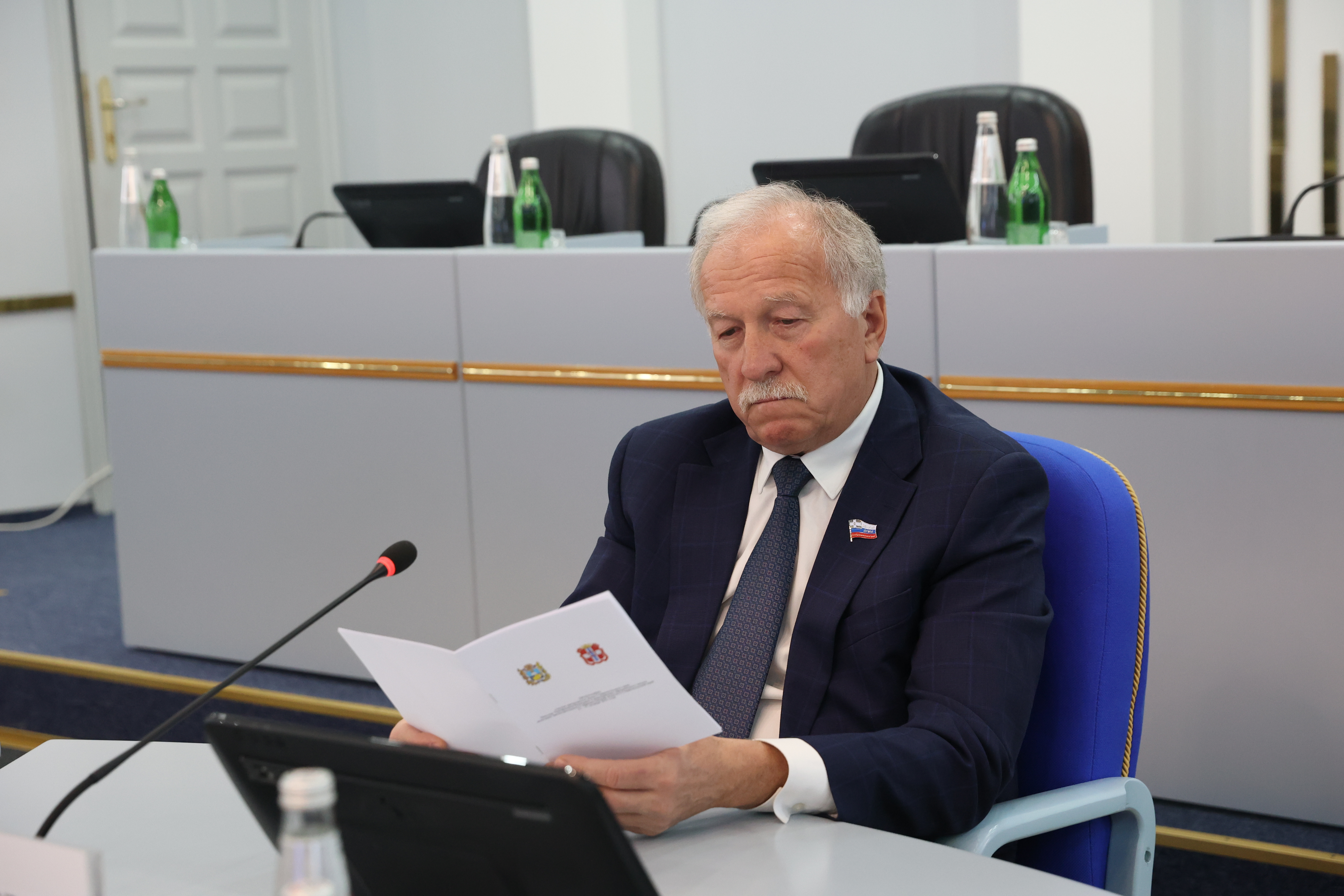 Николай Великдань провел рабочую встречу с председателем Законодательного Собрания Омской области