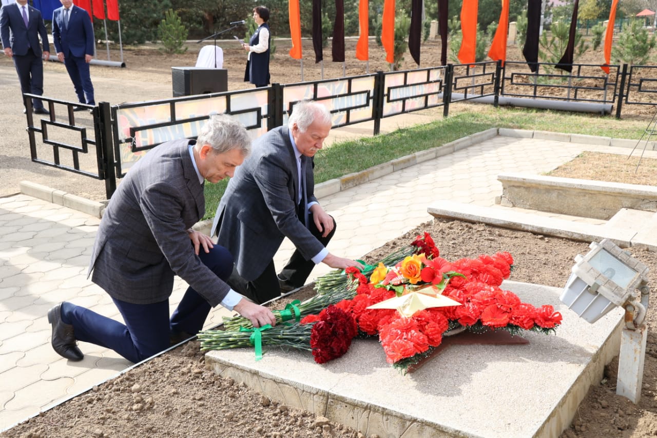 В Арзгирском районе открыта Аллея Памяти Сергея Иосифовича Манякина