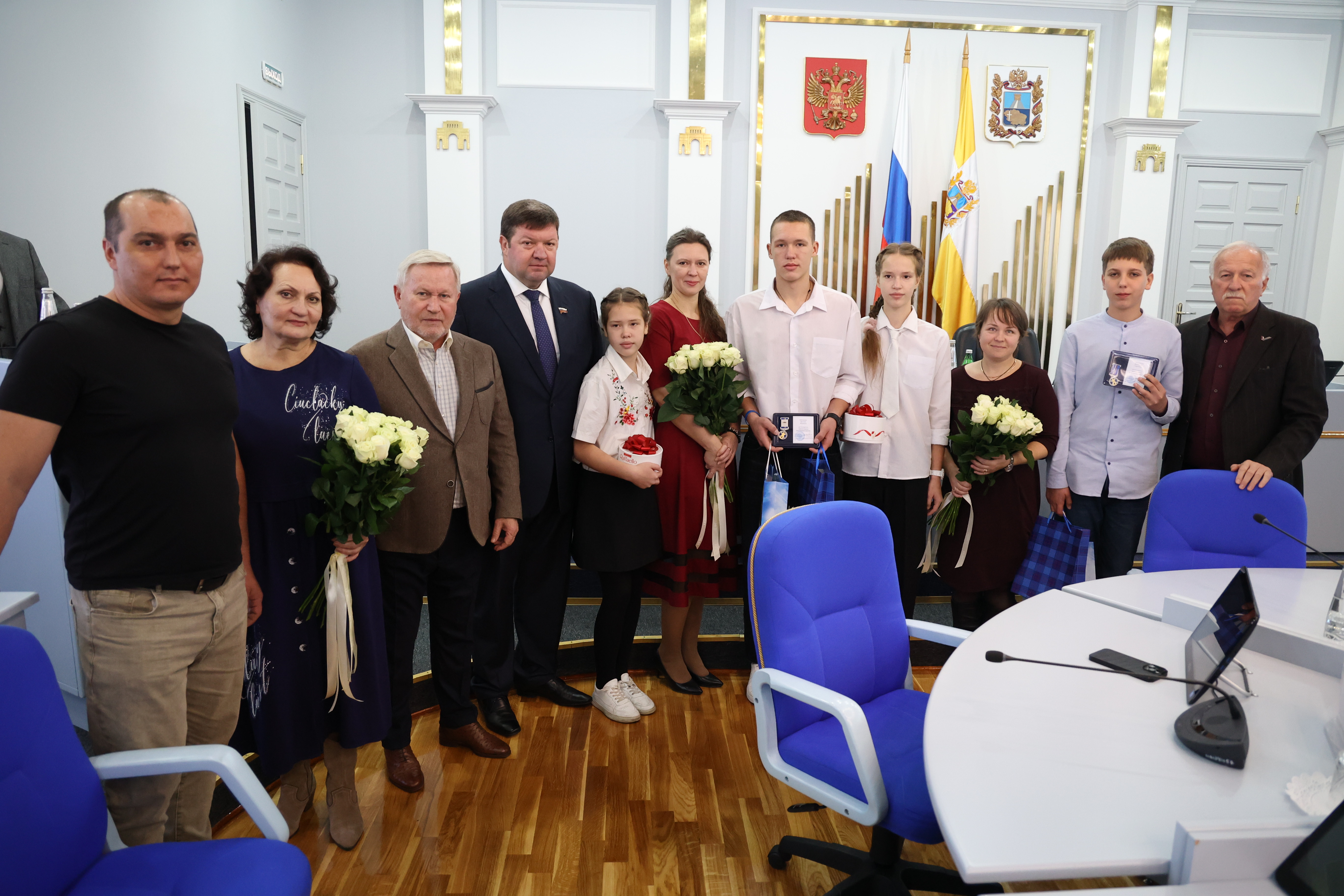Юных ставропольчан наградили медалями «За проявленное мужество»