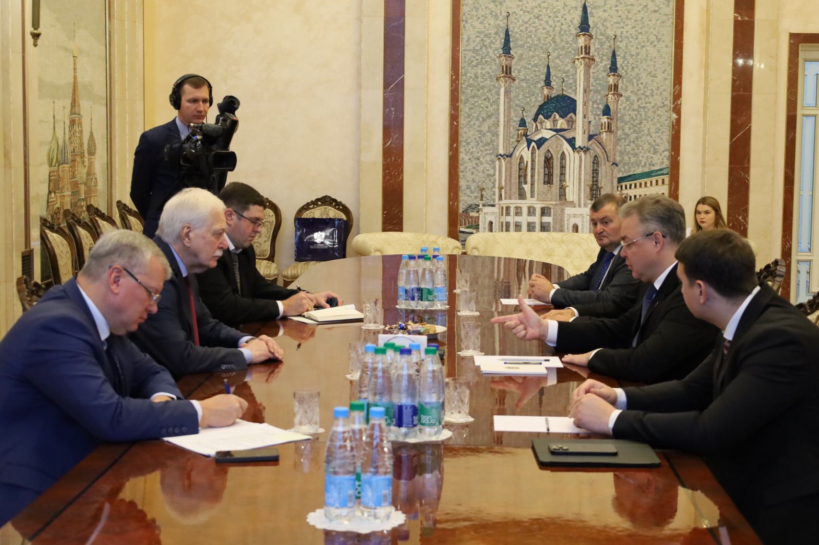 Рабочая встреча с Президентом Республики Беларусь Александром Лукашенко
