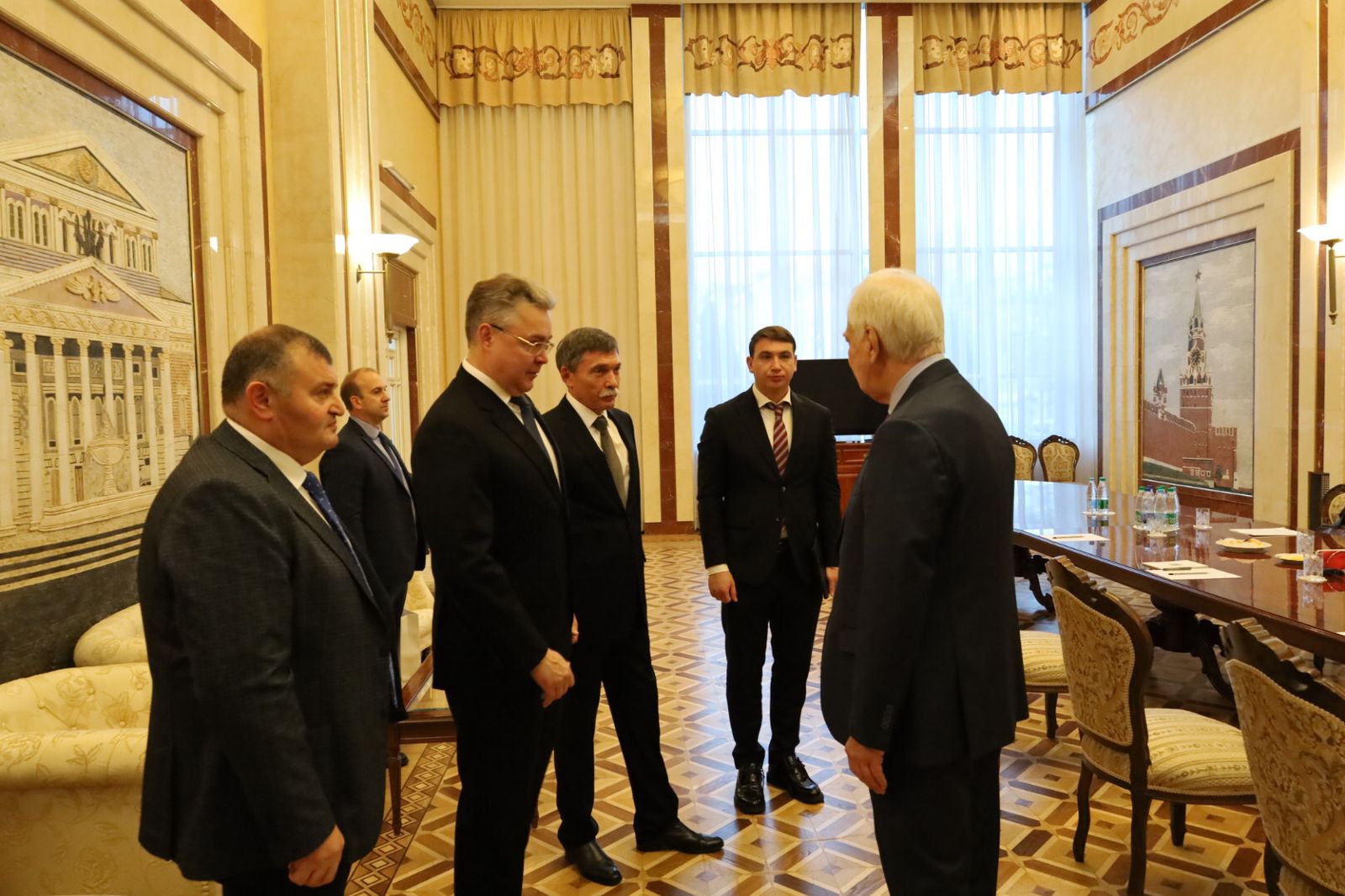 Рабочая встреча с Президентом Республики Беларусь Александром Лукашенко