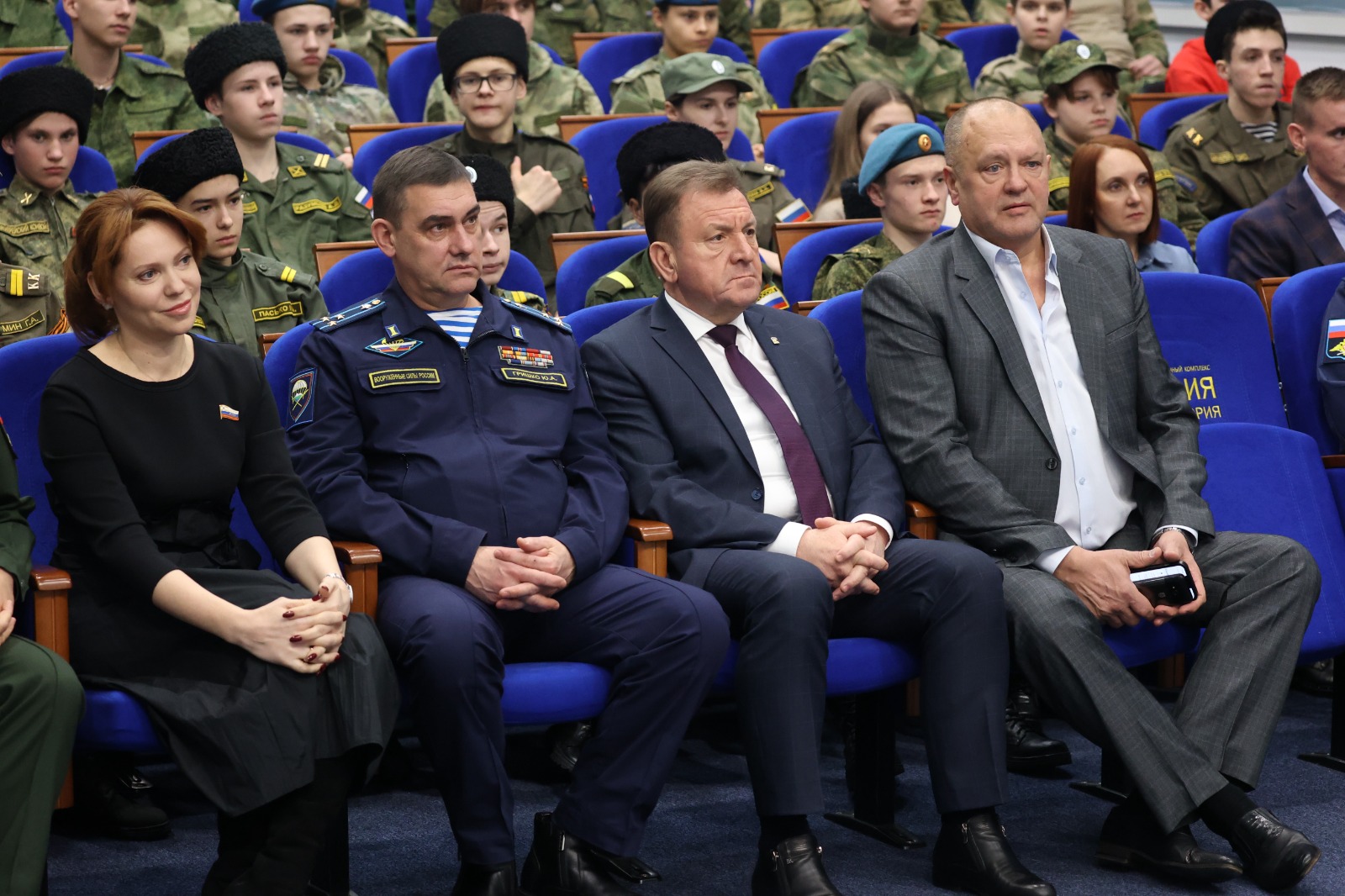 Депутаты Думы приняли участие в открытии месячника оборонно-массовой и военно-патриотической работы