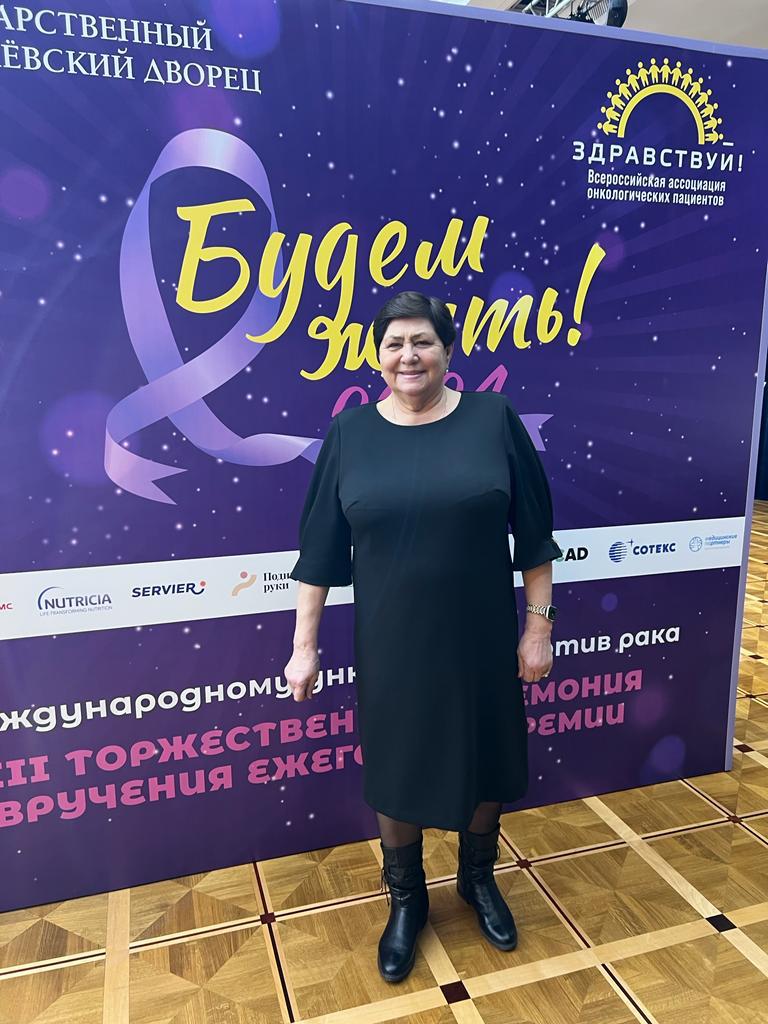 Валентина Муравьева стала победителем VIII Всероссийской премии «Будем жить!»