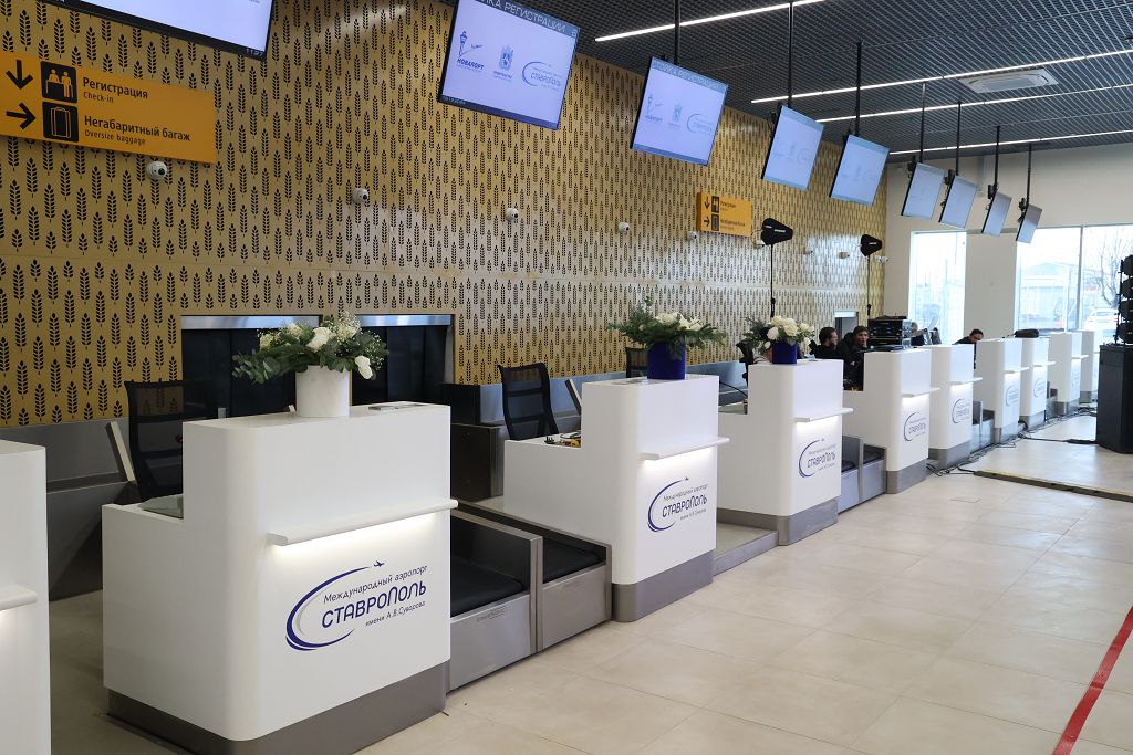 Началась техническая апробация нового терминала аэропорта Ставрополя
