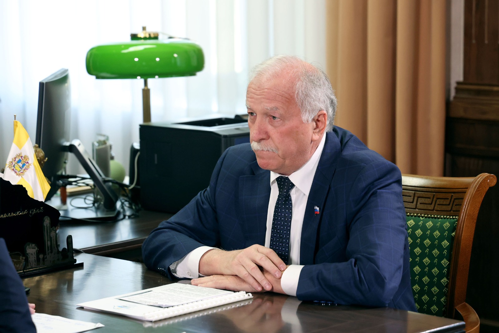 Николай Великдань рассказал Губернатору об итогах парламентской сессии в Думе края