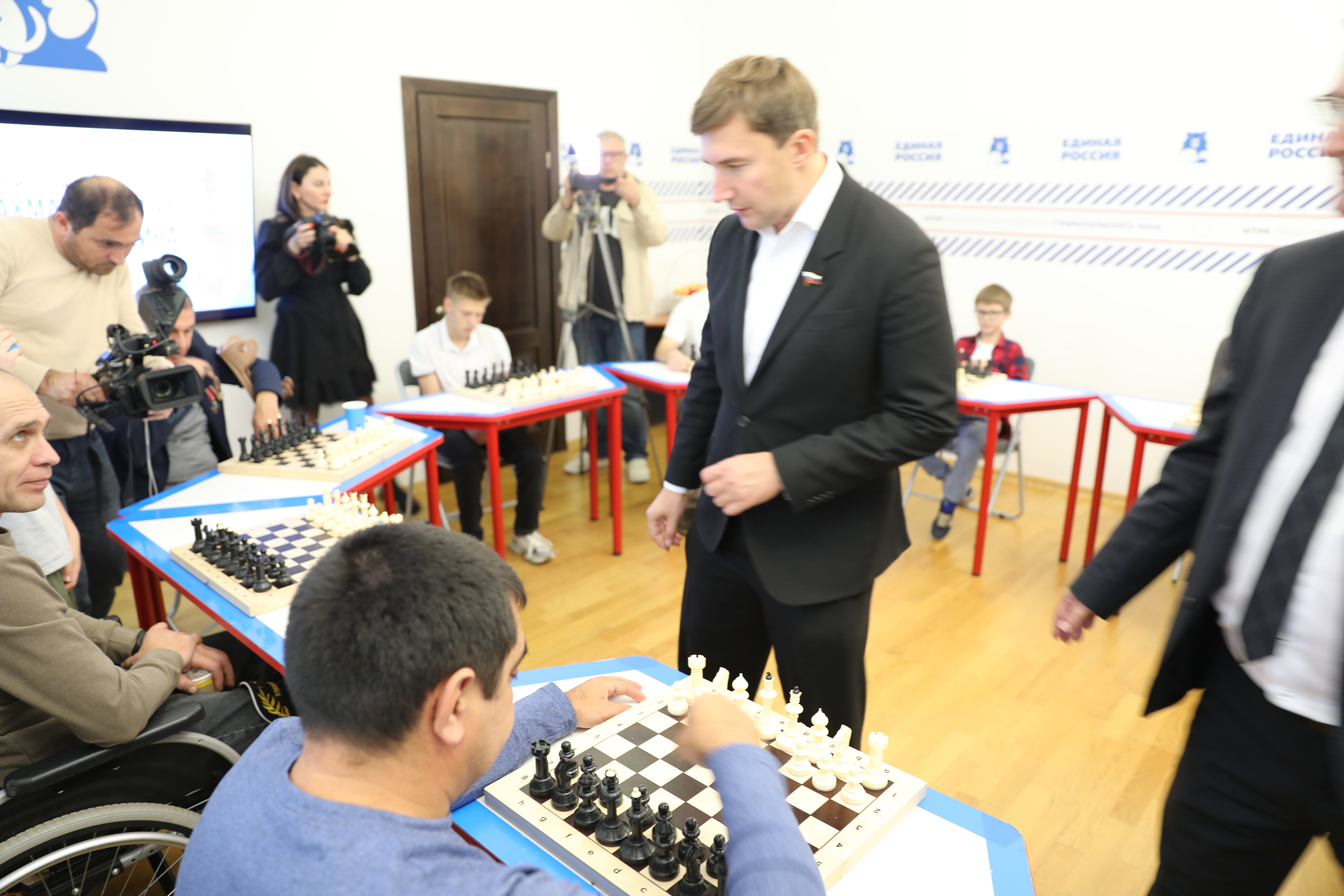 На Ставрополье открыт шахматный клуб Сергея Карякина