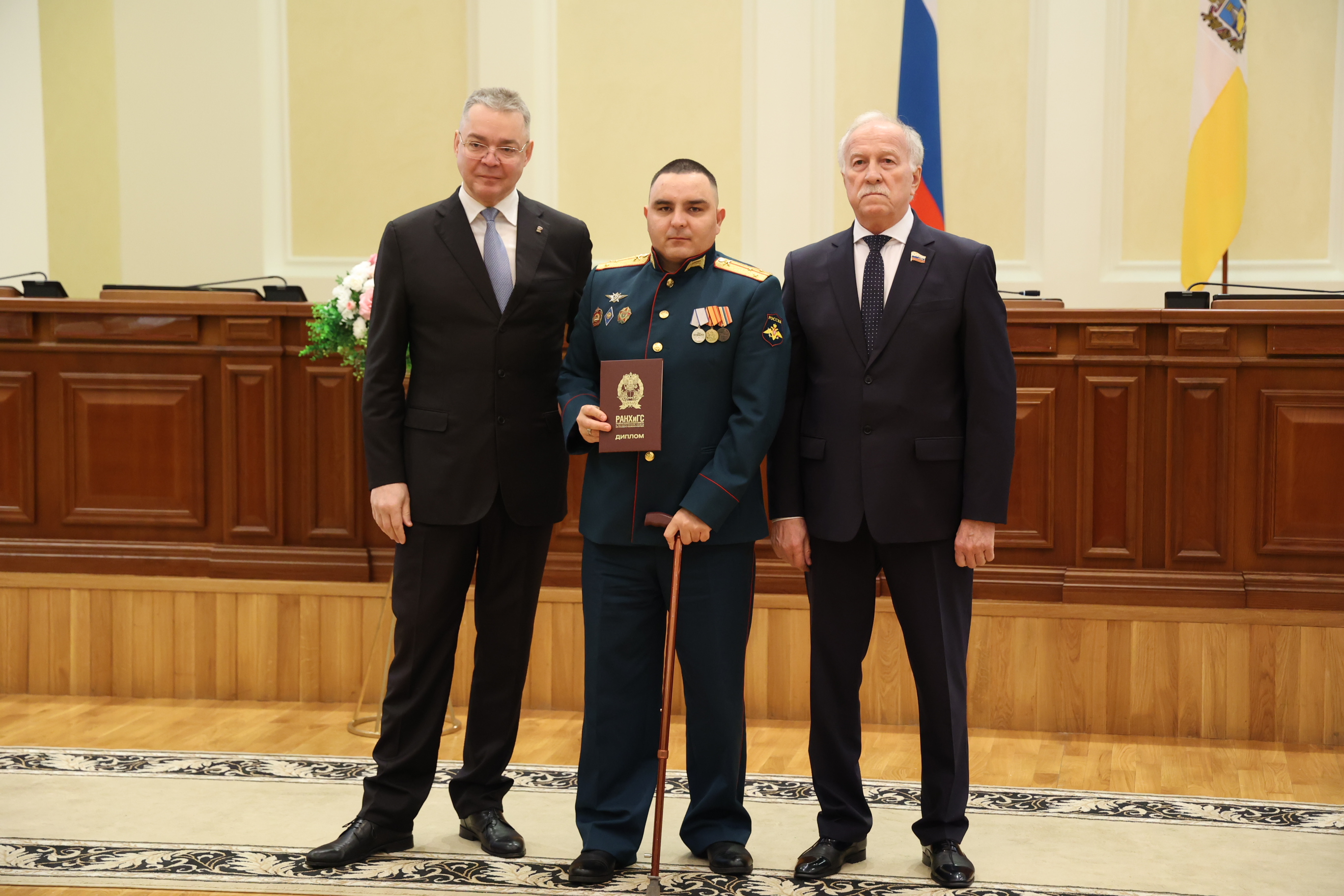 Выпускникам кадрового проекта «Герои Ставрополья» вручили дипломы